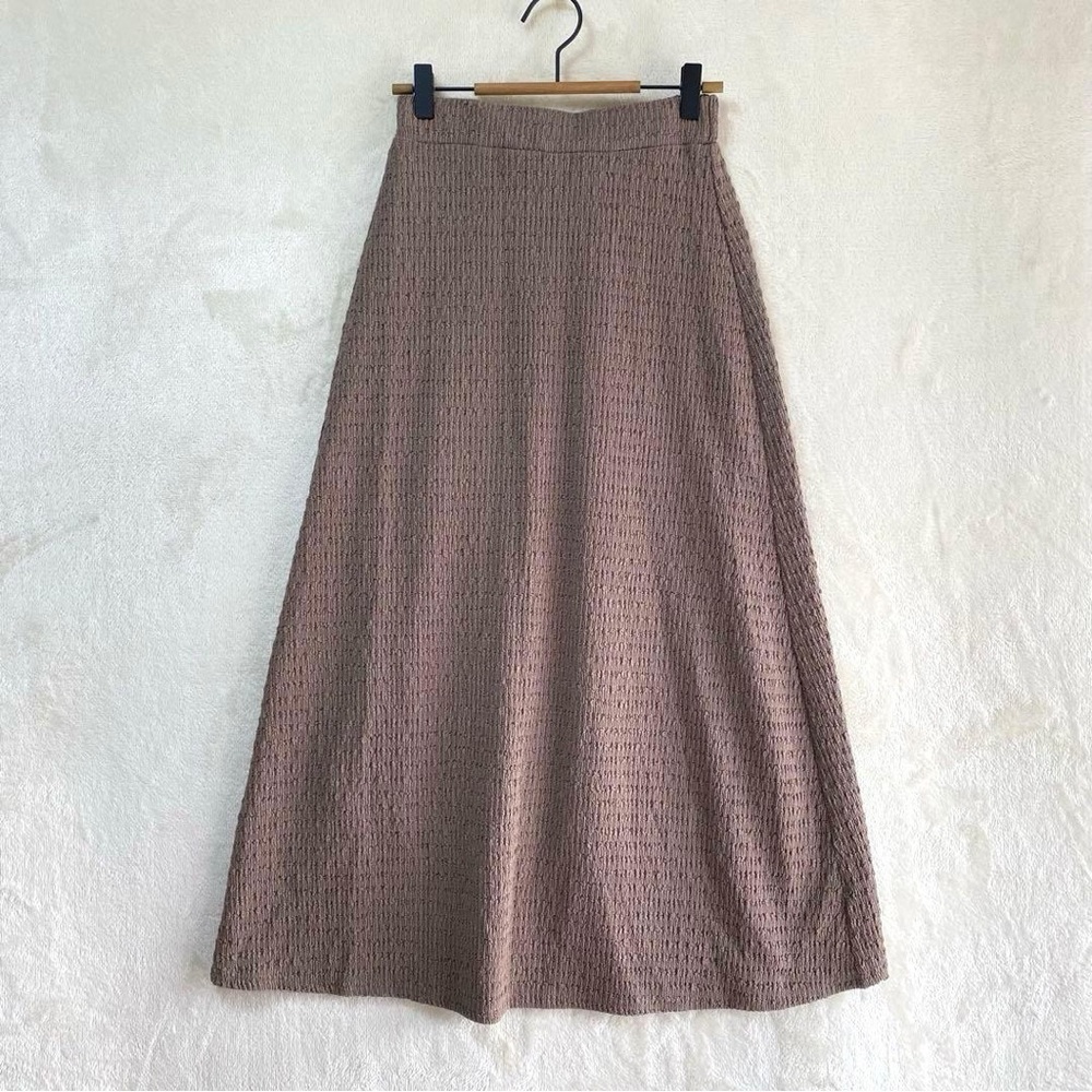 Chic Tan A-Line Skirt